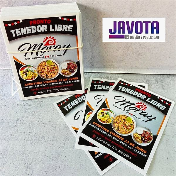 Javota: flyers de Moray